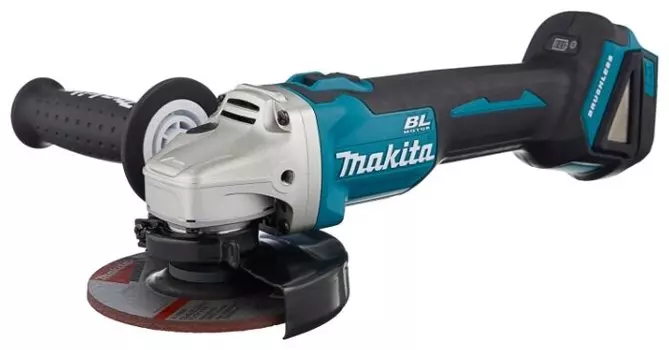 УШМ (болгарка) Makita DGA504Z, аккумуляторная, 125мм, 8500 об/мин, Li-Ion, 18В, 2.5кг, поставляется без аккумуляторов и зарядного устройства