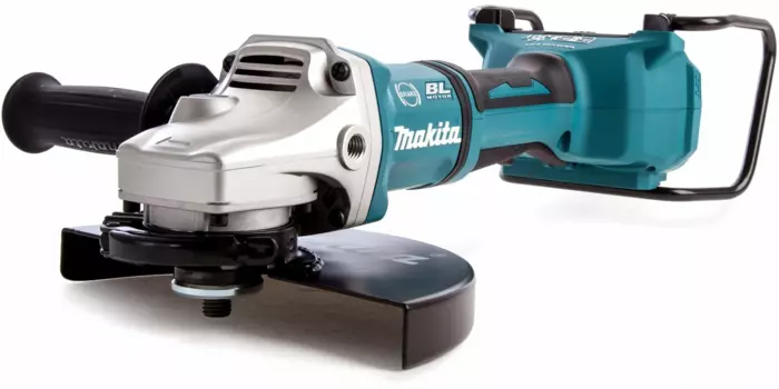 УШМ (болгарка) Makita DGA900Z, аккумуляторная, 2.7 кВт, 23 см, 6000 об/мин, Li-Ion, 36 В, регулировка частоты вращения, 5.2 кг (DGA900Z), поставляется без аккумуляторов и зарядного устройства