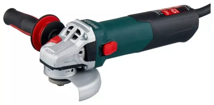 УШМ (болгарка) Metabo WEVA 15-125 Quick, сетевая, 1550Вт, 125мм, 11000 об/мин, регулировка частоты вращения, 2.5кг (600496000)
