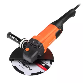 УШМ (болгарка) PATRIOT AG 230, сетевая, 2.2 кВт, 23 см, 6600 об/мин, 4.7 кг (110301245)