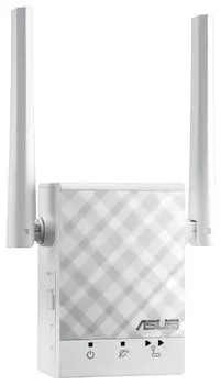 Усилитель сигнала (репитер) ASUS RP-AC51, 802.11a/b/g/n/ac, 2.4 / 5 ГГц, 733 Мбит/с, порты Ethernet: 1x100 Мбит/с, внешних антенн: 2 (90IG03Y0-BO3410)