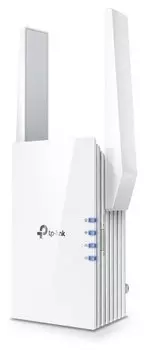 Усилитель сигнала (репитер) TP-Link RE505X, 802.11a/b/g/n/ac/ax, 2.4 / 5 ГГц, 1.2 Гбит/с, порты Ethernet: 1x1 Гбит/с, внешних антенн: 2