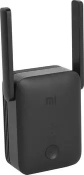 Усилитель сигнала (репитер) Xiaomi Mi Wi-Fi Range Extender AC1200, 802.11a/b/g/n/ac, 2.4 / 5 ГГц, 1.17 Гбит/с, порты Ethernet: 1x100 Мбит/с, внешних антенн: 2, черный (DVB4270GL)