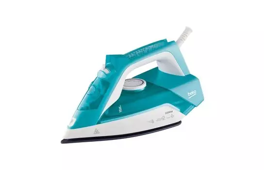Утюг BEKO SIM 3122 T 2200Вт, 2м, белый/бирюзовый