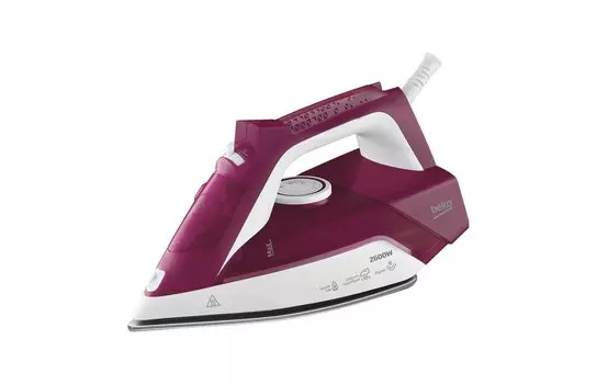 Утюг BEKO SIM 3126 R 2600Вт, 2м, красный/белый