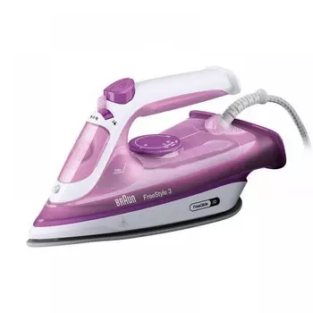 Утюг Braun FreeStyle 3 FI3124PU 2.4 кВт, длина шнура 2 м, фиолетовый/белый