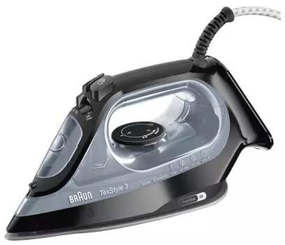 Утюг Braun TexStyle 3 SI3055 2.4 кВт, 2 м, черный/серый (SI3055BK)