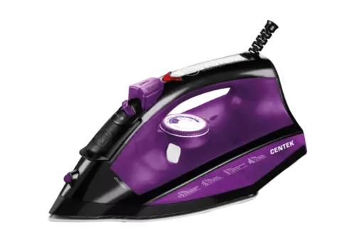 Утюг Centek CT-2355 2.5 кВт, длина шнура 1.8 м, фиолетовый