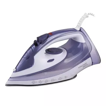Утюг COOLFORT CF-3409 3 кВт, длина шнура 1.8 м, сиреневый/белый
