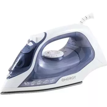 Утюг Energy EN-318 2 кВт, длина шнура 1.65 м, белый/синий (270036)