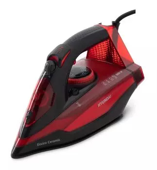 Утюг Hyundai H-SI01339 2.8 кВт, длина шнура 2 м, черный/красный (H-SI01339)