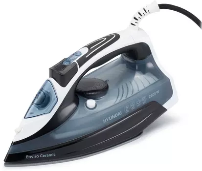 Утюг Hyundai H-SI01573 2.6 кВт, длина шнура 2 м, черный/синий ( H-SI01573)