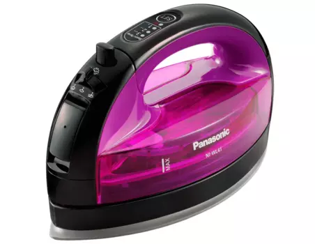 Утюг Panasonic NI-WL41VTW 1.55 кВт, 1.9 м, фиолетовый/черный (NI-WL41VTW)