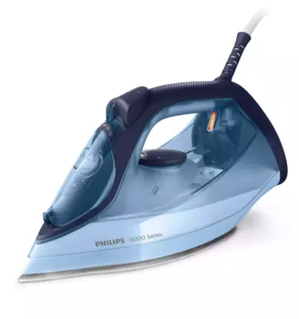 Утюг Philips 6000 series DST6008/20 2.6 кВт, длина шнура 2.5 м, синий (DST6008/20)