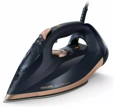 Утюг Philips 7500 series DST7050/70 3.2 кВт, длина шнура 2 м, синий/золотой (DST7050/70)