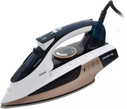 Утюг Polaris PIR 2695AK 2.6 кВт, 3 м, синий/розовое золото (PIR 2695AK)