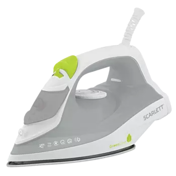 Утюг Scarlett SC-SI30K60 2.4 кВт, длина шнура 1.8 м, белый/серый (SC-SI30K60)