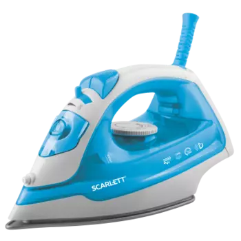 Утюг Scarlett SC-SI30P12 2000Вт, 1.6 м, белый/голубой