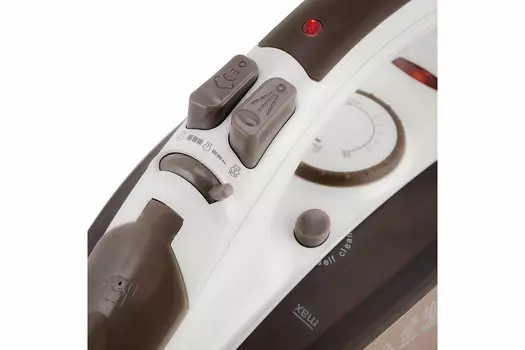 Утюг Vitek 1209-VT-03 2.4 кВт, длина шнура 2.1 м, коричневый/белый (1209-VT-03)