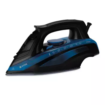 Утюг Vitek VT-8327 2.4 кВт, длина шнура 1.8 м, черный (VT-8327)