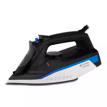 Утюг Vitek VT-8329 2.6 кВт, длина шнура 1.8 м, черный/белый (VT-8329)