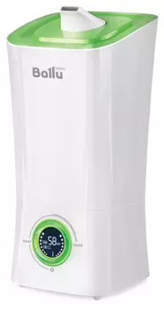 Увлажнитель воздуха ультразвуковой 3,6, до 40м², 350 мл/ч, белый/зеленый, Ballu UHB-205