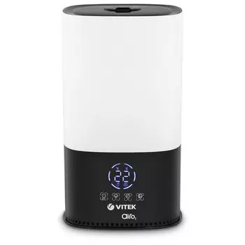 Увлажнитель воздуха VITEK VT-2343 ультразвуковой, до 20 м, 190 мл/ч, белый (VT-2343)