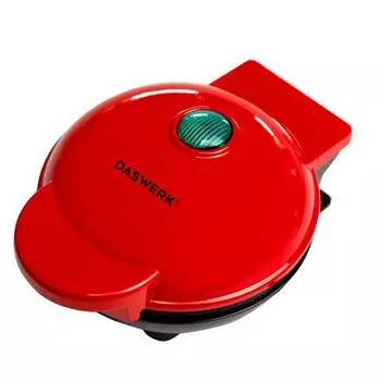 Вафельница Daswerk WM-11 350 Вт, красный (455657)