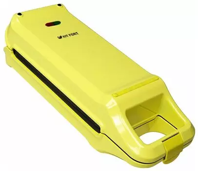 Вафельница KITFORT КТ-1611 640 Вт, желтый (КТ-1611)