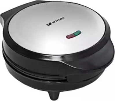 Вафельница KITFORT KT-1619 640 Вт, черный/серебристый