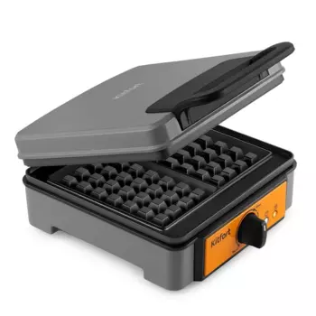 Вафельница KITFORT КТ-1694 1.2 кВт, серый (КТ-1694)