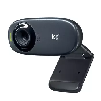 Веб-камера Logitech C310, 1.3 MP, 1280x720, встроенный микрофон, USB 2.0, черный (960-001065/960-001000)