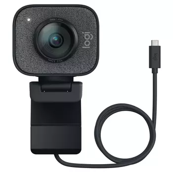 Веб-камера Logitech StreamCam, 1920x1080, встроенный микрофон, USB 3.1 Type-C, черный (960-001281)