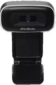 Вебкамера AVERMEDIA PW310O 2MP, 1920x1080, встроенный микрофон, USB 2.0, черный (61PW310O00AB)