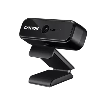 Вебкамера Canyon C2N 2MP, 1920x1080, встроенный микрофон, USB 2.0, черный (CNE-HWC2N)