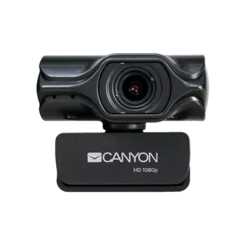 Вебкамера Canyon C6 3.2MP, 2560x1440, встроенный микрофон, USB 2.0, Серый (CNS-CWC6N)