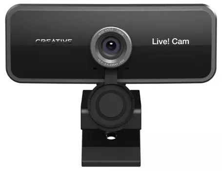 Веб-камера Creative Sync 1080p, 2 MP, 1920x1080, встроенный микрофон, USB 2.0, черный (73VF088000000)