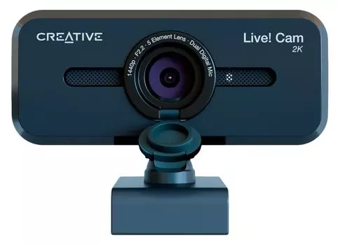 Веб-камера Creative SYNC V3, 5 MP, 2560x1440, встроенный микрофон, USB 2.0, черный (73VF090000000)
