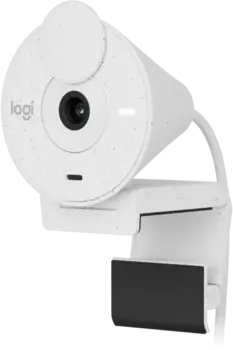 Веб-камера Logitech Brio 300, 2 MP, 1920x1080, встроенный микрофон, USB Type-C, белый (960-001442)