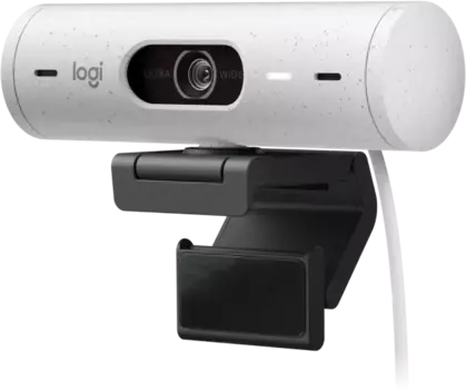 Веб-камера Logitech Brio 500, 4 MP, 1920x1080, встроенный микрофон, USB Type-C, белый (960-001428)