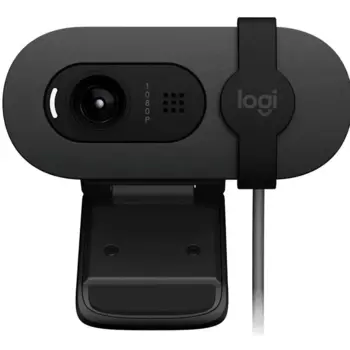 Вебкамера Logitech BRIO 95, 1.2 MP, 1920x1080, встроенный микрофон, USB 2.0, черный (960-001583)