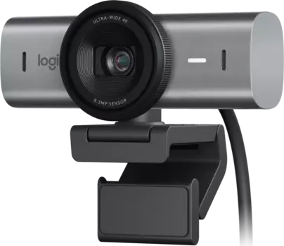Веб-камера Logitech MX Brio 705 for Business, 8.5 MP, 4096x2160, встроенный микрофон, USB Type-C, черный/серый (960-001530)