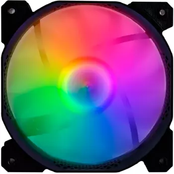 Вентилятор 1STPLAYER F1 F1-BK-3P, 120 мм, 1100rpm, 23.2 дБ, 3-pin, 1шт, черный, FRGB подсветка (FP_F1-BK-3P)