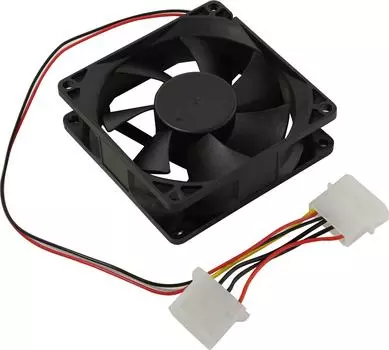 Вентилятор 5BITES FB8025S-12L4, 80мм, 2000rpm, 23 дБ, 4-pin, 1шт (FB8025S-12L4)