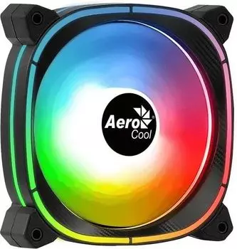 Вентилятор AeroCool Astro 12 F ARGB PWM 4P, 120 мм, 1800rpm, 21.8 дБ, 4-pin Molex, 1шт, черный, ARGB подсветка (ASTRO 12 F ARGB PWM 4P)