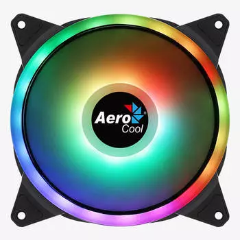 Вентилятор AeroCool Duo 14 ARGB 6-pin, 140 мм, 1000rpm, 23.2 дБ, 6-pin, 1шт, ARGB подсветка (4710562752595)