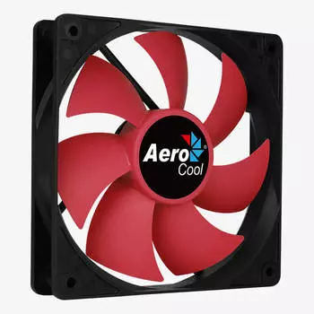 Вентилятор AeroCool Force 12 Red, 120 мм, 1000rpm, 23.7 дБ, 3-pin+4-pin Molex, 1шт (4718009158009)