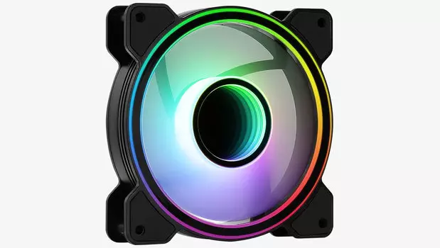 Вентилятор AeroCool Mirage 12 ARGB, 120 мм, 1300rpm, 17.8 дБ, 6-pin, 1шт, ARGB подсветка (Mirage 12 ARGB)