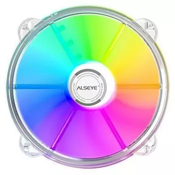 Вентилятор Alseye CF200, 200 мм, 800rpm, 29.5 дБ, 3-pin, 1шт, ARGB (CF200)