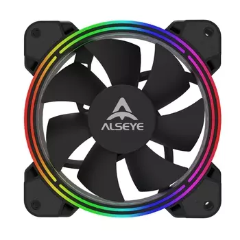 Вентилятор Alseye HALO 4.0, 120 мм, 2000rpm, 30 дБ, 4-pin PWM, 1шт, RGB (AS-HALO-4.0-RGB)